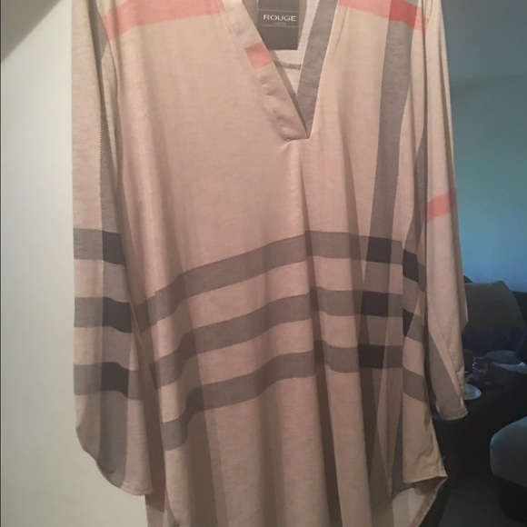 1left 5⭐️ rated Plaid short sleeve top - Picture 3 of 3