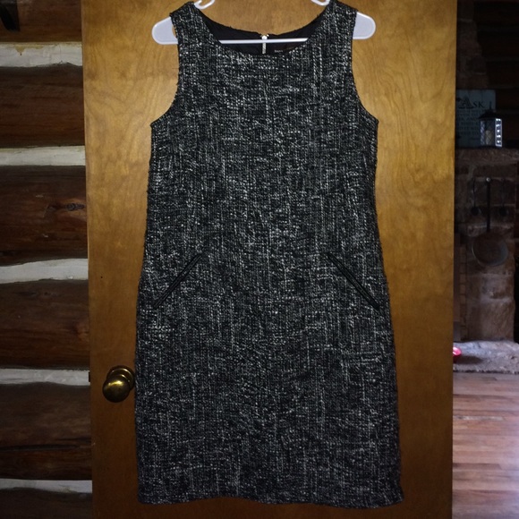 Dana Buchman Sz 8 Wool/Tweed-like Dress/Jumper EUC