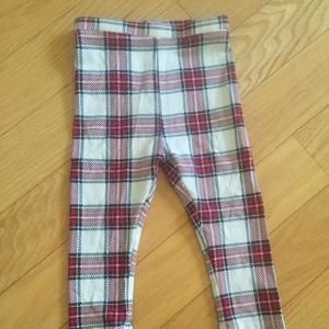 Old Navy plaid leggings size 18-24 months