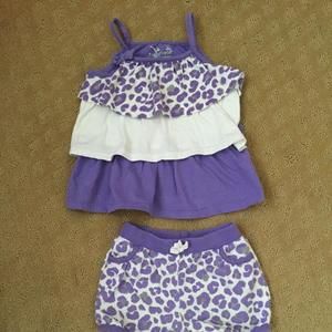 2 piece shorts and tank top set