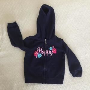 Dark blue fully zip up hoodie