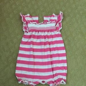 Flutter sleeve bubble one piece