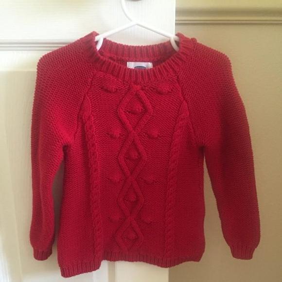 Old Navy red sweater size 2t