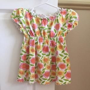 Floral short sleeve shirt size 2t