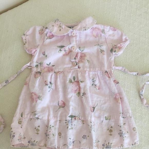 Pink floral dress size 24 months