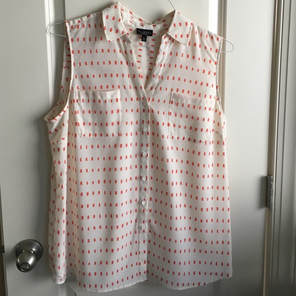 Talbots sleeveless blouse
