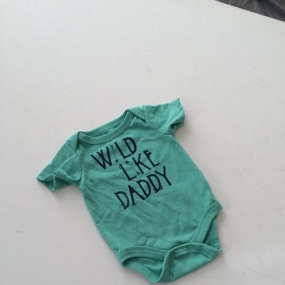 Daddy Circo Newborn Green Shirt