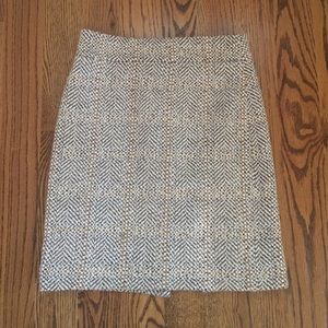 JCREW Size 0 Tweed Pencil Skirt