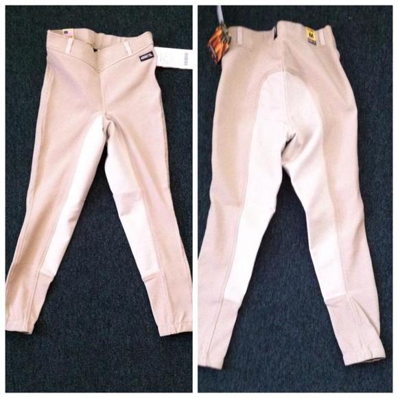 KIDS MICROCORD FULLSEAT RIDING BREECH - Picture 2 of 7