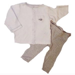 Carter's Elephant Cardigan Set