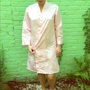 Pink, silk kimono/ Robe