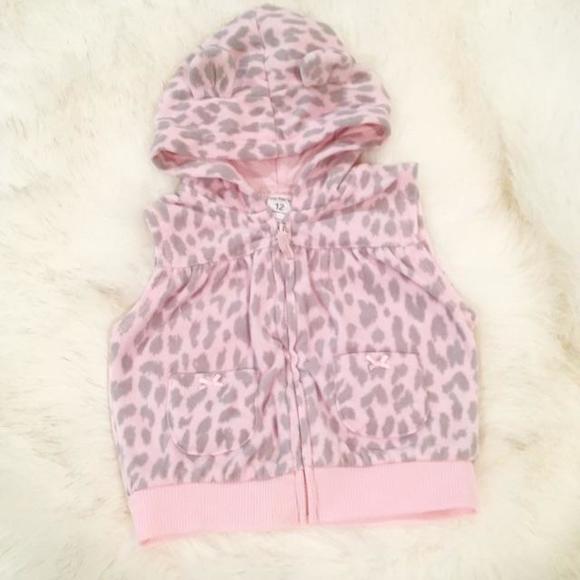 Fleece hooded vest