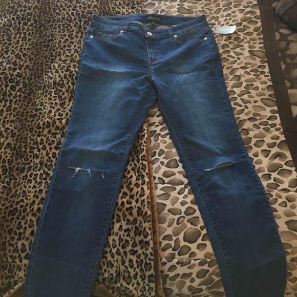 Plus Size Forever 21 Ripped Jeans