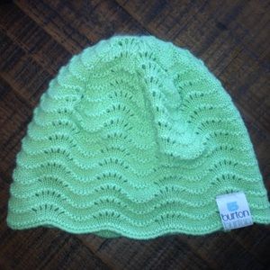 Burton knit hat green mint