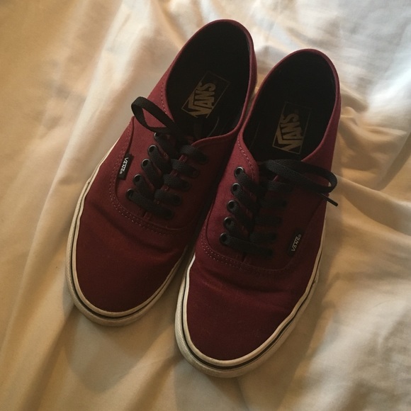 Maroon vans