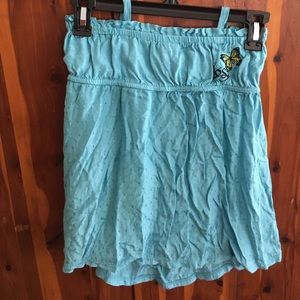 Baby Blue Lost Strapped Tank Top
