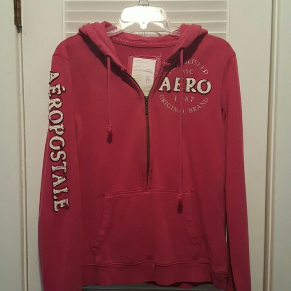 Aeropostale half zip hooded sweatshirt size xl