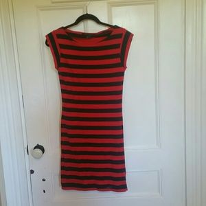 French Connection Striped Knit Dress