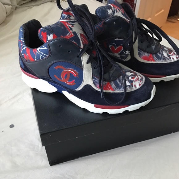 Chanel trainers sneakers sz 39.5