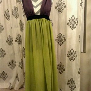 Chiffon halter dress for @jmonicle