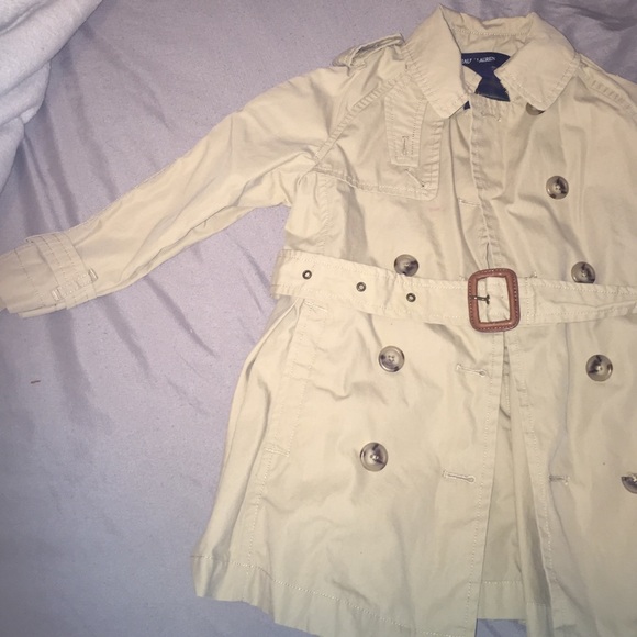 Toddler girls 3t Ralph Lauren tan trench coat