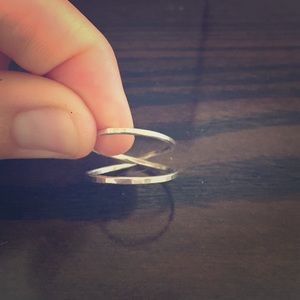 Sterling silver Kira ring