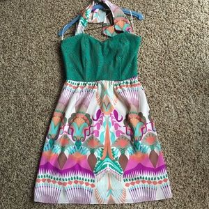 Super fun halter dress!