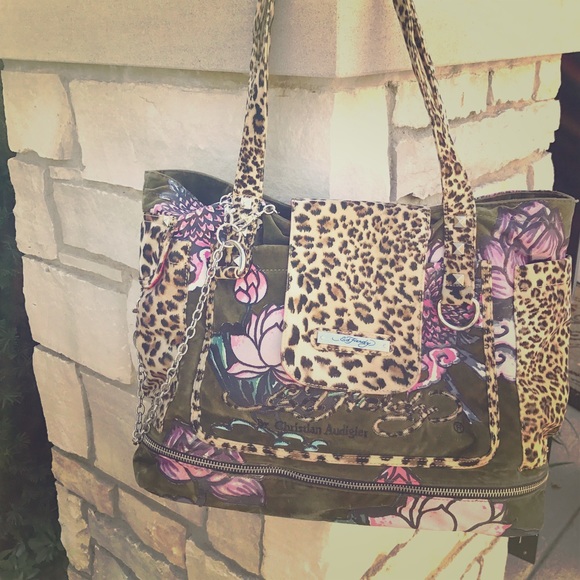Ed Hardy large shoulder bag