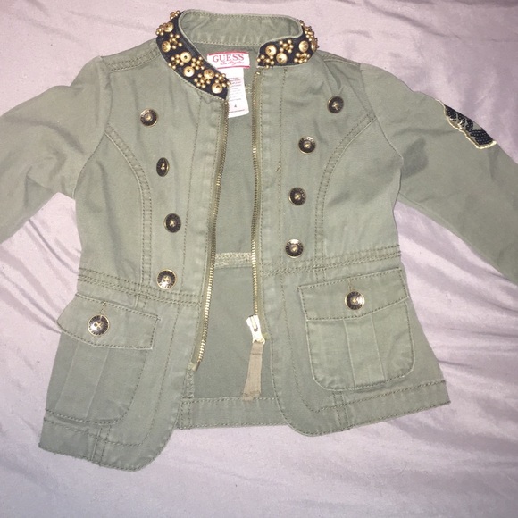 Toddler girls 4t olive jacket