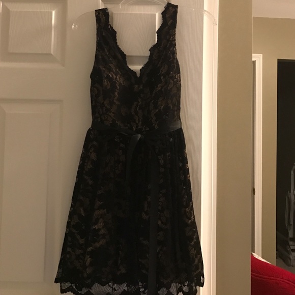 B. Darlin black lace dress