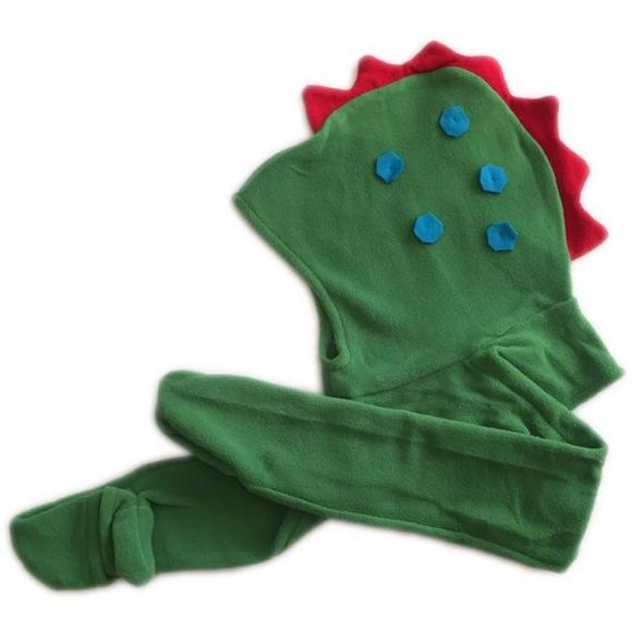 NWT Dino Minkey Fleece Hoodie 3T-4T