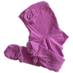 NWT Purple Flower Minkey Hoodie 3T-4T