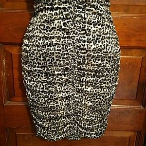 Charlotte Russe Dresses - Bodycon Strapless Cheetah Club After Hours Dress M Charlotte Russe Dresses - Bodycon Strapless Cheetah Club After Hours Dress M