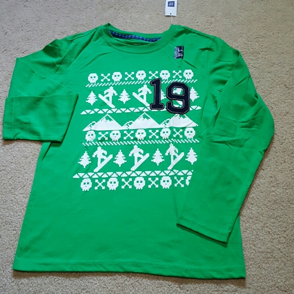 New Gapkids tee longsleeve sz L, XL