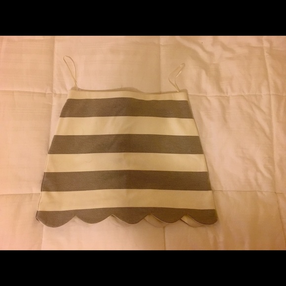 Topshop Scalloped skirt