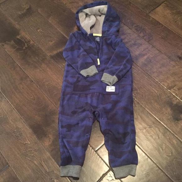 Fleece sweater onesie