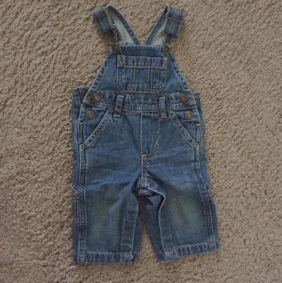 Carter's blue jean overalls