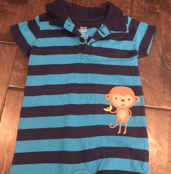 One piece polo short