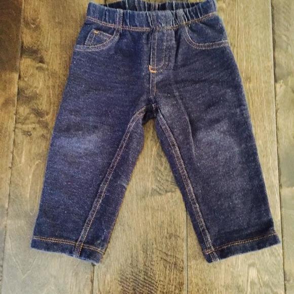 3 piece set: Fleece Jacket and Jean like pants with matching short sleeve onesie