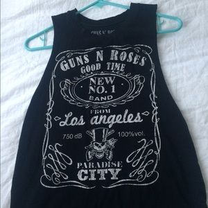 Guns and roses muscle tee