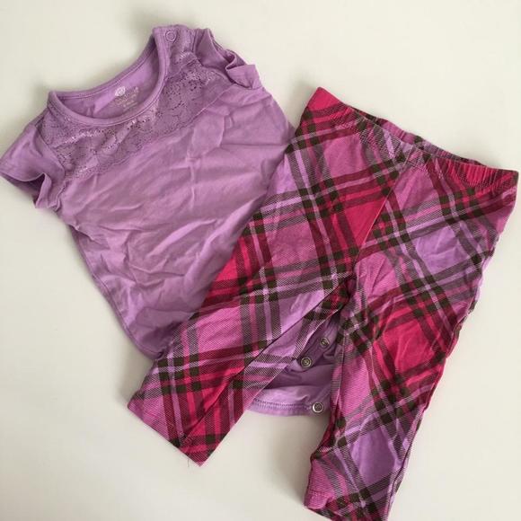 Okie dokie onesie and pant set