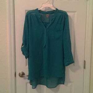 Green Chiffon shirt
