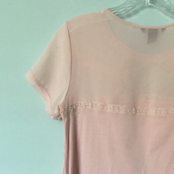 Lace Inset Tee - Picture 3 of 3