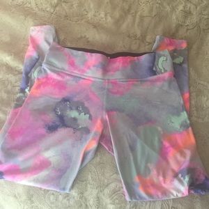 Multi color PINK by VS Ultimate leggings sz Large