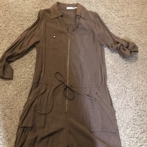 Taupe colored romper