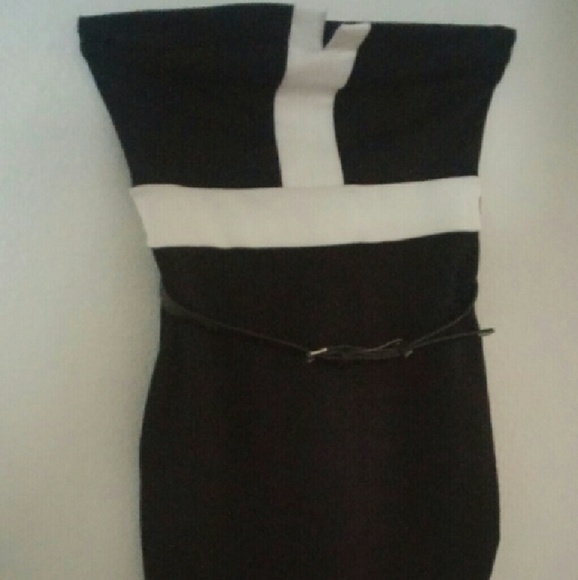Never worn Blk & Wht dress - Picture 2 of 3