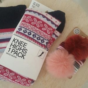 H&M Knee Highs and a free gift