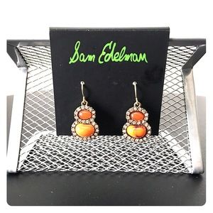 SAM EDELMAN Tiger Eye Earrings