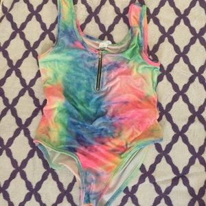 Rave Tie Dye Velvet Body Suit