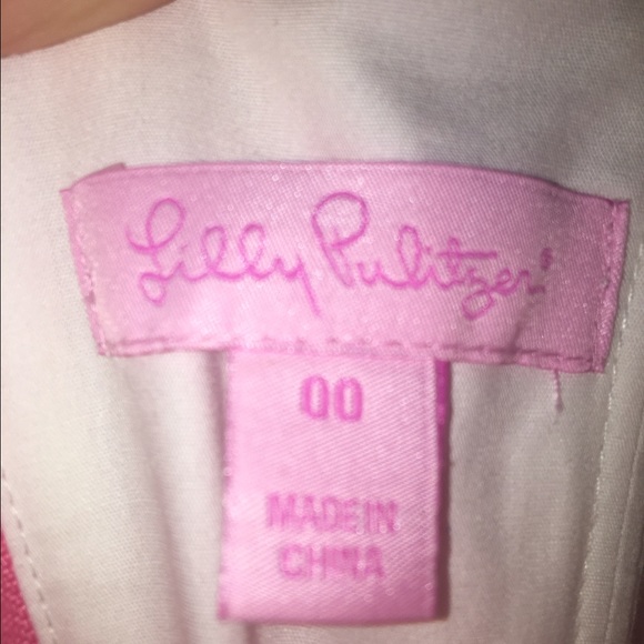 Lilly Pulitzer Coral Strapless Dress - Picture 3 of 3